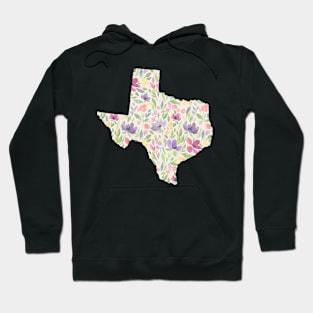 Texas Silhouette Florals Hoodie